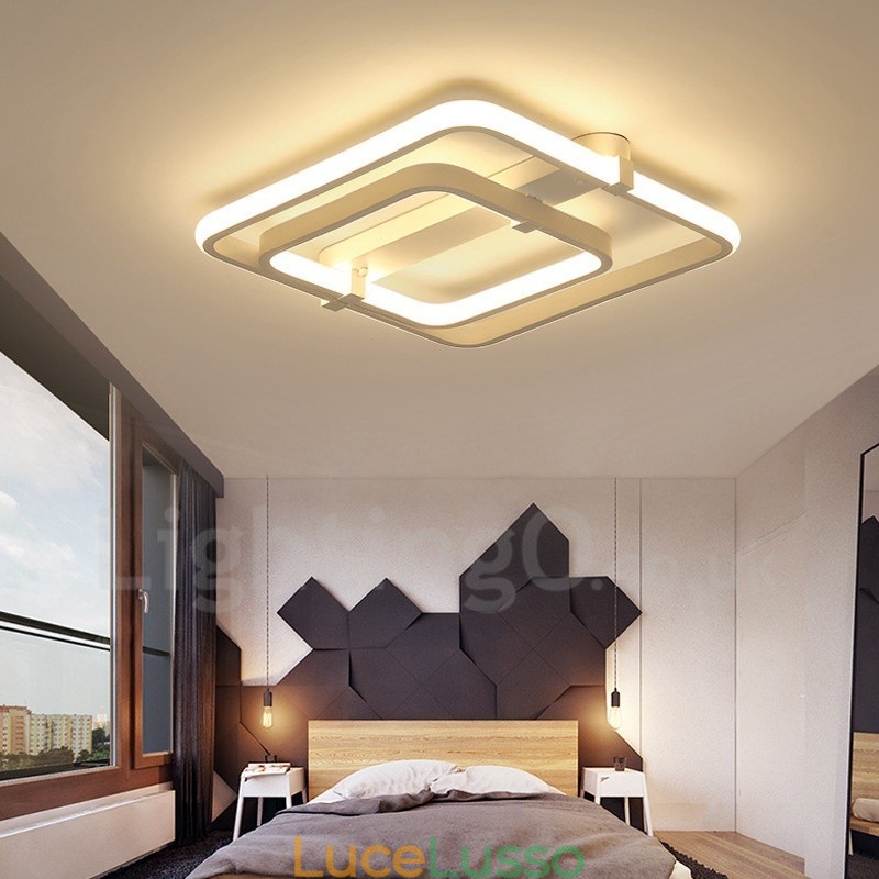 2 Anelli Moderni Contemporanei Integrati Luce da Incasso
