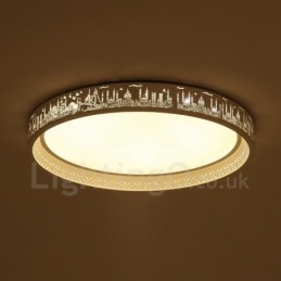 Lampada da soffitto moderna e contemporanea in metallo integrata