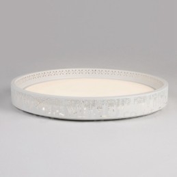 Lampada da soffitto moderna e contemporanea in metallo integrata