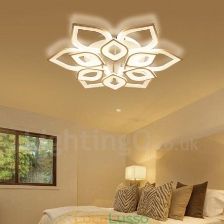 Lampada da soffitto integrata moderna e contemporanea da 12 luci Lampada da soffitto integrata moderna e contemporanea da 12 luci