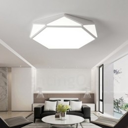 Lampada da soffitto moderna e contemporanea in metallo integrata
