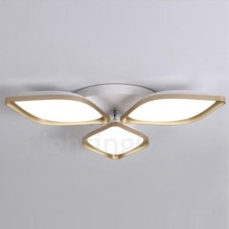 Lampada da soffitto moderna e contemporanea a 3 luci integrata in metallo