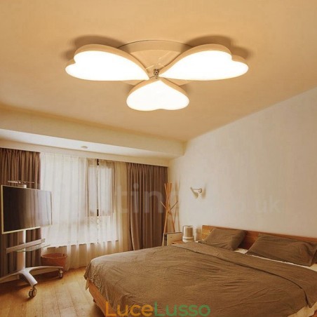 Lampada da soffitto moderna e contemporanea a 3 luci integrata in metallo Lampada da soffitto moderna e contemporanea a 3 luci integrata in metallo