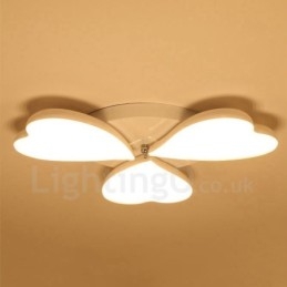 Lampada da soffitto moderna e contemporanea a 3 luci integrata in metallo