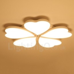 Lampada da soffitto moderna e contemporanea a 5 luci integrata in metallo