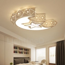 Lampada da soffitto moderna e contemporanea in metallo integrata
