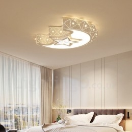 Lampada da soffitto moderna e contemporanea in metallo integrata
