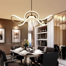 Lampada da soffitto moderna e contemporanea in metallo integrata