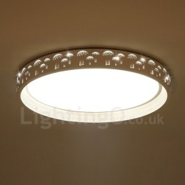 Lampada da soffitto moderna contemporanea integrata in metallo