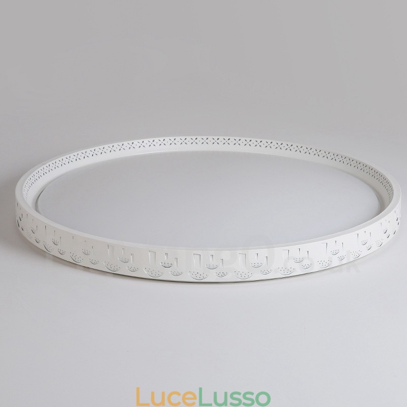 Lampada da soffitto moderna contemporanea integrata in metallo