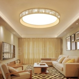 Lampada da soffitto moderna e contemporanea in metallo integrata