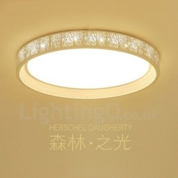 Lampada da soffitto moderna e contemporanea in metallo integrata