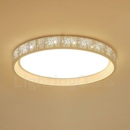 Lampada da soffitto moderna e contemporanea in metallo integrata