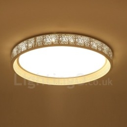 Lampada da soffitto moderna e contemporanea in metallo integrata