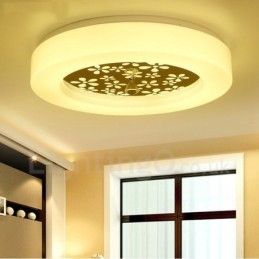Lampada da soffitto moderna e contemporanea in metallo integrata