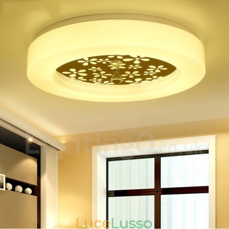 Lampada da soffitto moderna e contemporanea in metallo integrata Lampada da soffitto moderna e contemporanea in metallo integrata