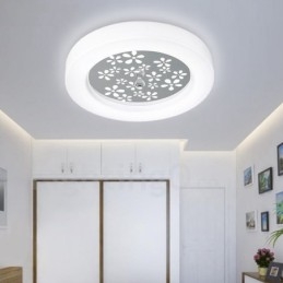 Lampada da soffitto moderna e contemporanea in metallo integrata