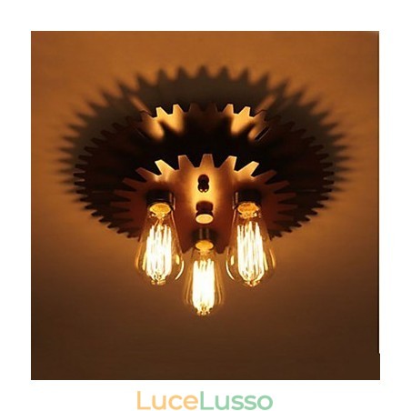 Lampade da soffitto a forma nera Lampada da parete Lampada Macchinari semplici Lampade da soffitto a forma nera Lampada da parete Lampada Macchinari semplici