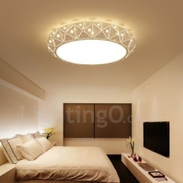 Lampada da soffitto moderna e contemporanea in metallo integrata