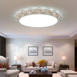 Lampada da soffitto moderna e contemporanea in metallo integrata