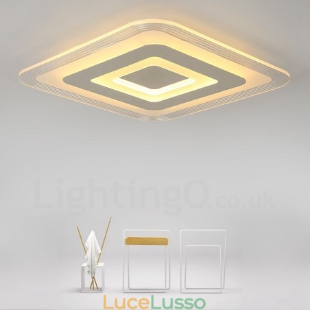 Lampada da soffitto moderna e contemporanea in metallo integrata Lampada da soffitto moderna e contemporanea in metallo integrata