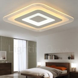 Lampada da soffitto moderna e contemporanea in metallo integrata