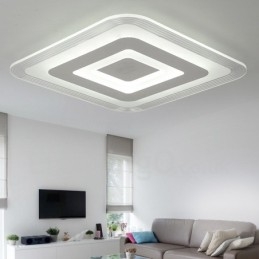 Lampada da soffitto moderna e contemporanea in metallo integrata