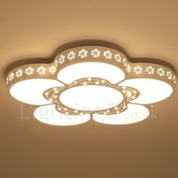 Lampada da soffitto moderna e contemporanea in metallo integrata