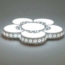 Lampada da soffitto moderna e contemporanea in metallo integrata