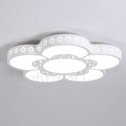 Lampada da soffitto moderna e contemporanea in metallo integrata