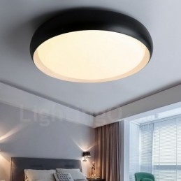 Lampada da soffitto moderna e contemporanea in metallo integrata
