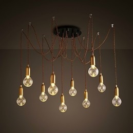 Lampadario Mini Stile Moderno Contemporaneo Metallo