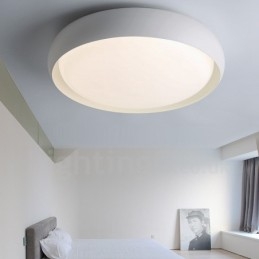 Lampada da soffitto moderna e contemporanea in metallo integrata