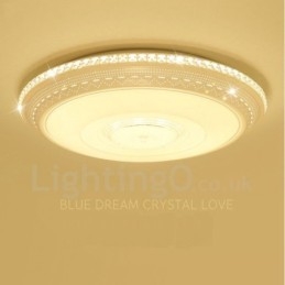 Lampada da soffitto moderna e contemporanea in metallo integrata