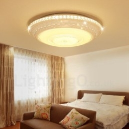 Lampada da soffitto moderna e contemporanea in metallo integrata