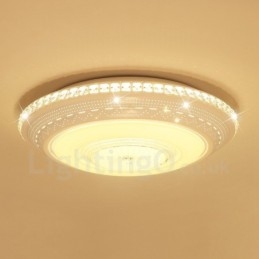 Lampada da soffitto moderna e contemporanea in metallo integrata