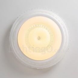 Lampada da soffitto moderna e contemporanea in metallo integrata