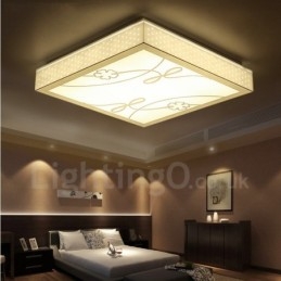 Lampada da soffitto moderna e contemporanea in metallo integrata
