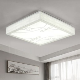 Lampada da soffitto moderna e contemporanea in metallo integrata