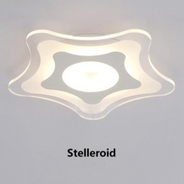 Lampada da soffitto moderna e contemporanea in metallo integrata