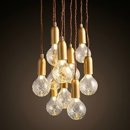 Lampadario Mini Stile Moderno Contemporaneo Metallo