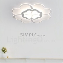 Lampada da soffitto moderna e contemporanea in metallo integrata