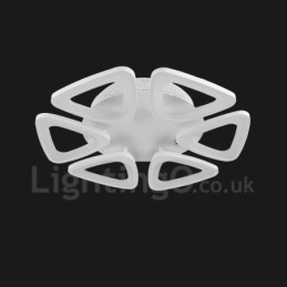 Lampada da soffitto integrata moderna e contemporanea a 6 luci