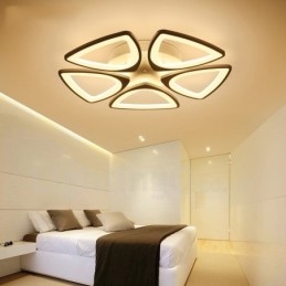 Lampada da soffitto integrata moderna e contemporanea a 5 luci