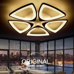 Lampada da soffitto integrata moderna e contemporanea a 5 luci