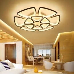 Lampada da soffitto integrata moderna e contemporanea da 12 luci
