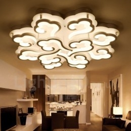 Lampada da soffitto integrata moderna e contemporanea da 12 luci