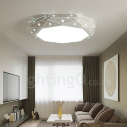 Lampada da soffitto moderna e contemporanea in metallo integrata