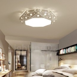 Lampada da soffitto moderna e contemporanea in metallo integrata