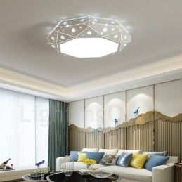 Lampada da soffitto moderna e contemporanea in metallo integrata